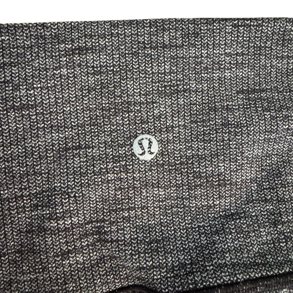 Lululemon Wunder Under Hi-Rise Tight 28” Luon Variegated Knit Heathered Black 4 - Picture 10 of 12